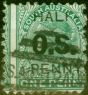 Valuable Postage Stamp from South Australia 1882 1/2d on 1d Blue-Green SG048 Good Used