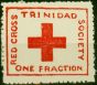 Old Postage Stamp Trinidad & Tobago 1914 (1/2d) Red Cross SG157 Fine MNH