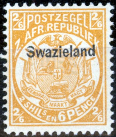 Valuable Postage Stamp from Swaziland 1890 2s6d Buff SG7 V.F MNH