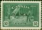 Rare Postage Stamp Canada 1949 50c Green SG0169 Fine & Fresh MM