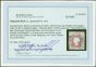 Collectible Postage Stamp from Heligoland 1867 1sch Rose & Blue-Green SG2 V.F.U Hamburg Cancel Schulz Certificate