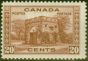 Rare Postage Stamp from Canada 1938 20c Red-Brown SG365 V.F Very Lightly Mtd Mint