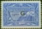 Valuable Postage Stamp from Canada 1951 $1 Ultramarine SG0192 V.F LIghtly Mtd Mint