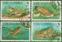 Valuable Postage Stamp from Gambia 1982 Frogs set of 4 SG488-491 V.F.U