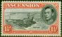 Collectible Postage Stamp Ascension 1944 1 1/2d Black & Vermilion SG140ba 'Davit Flaw' Fine & Fresh LMM