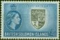 Rare Postage Stamp British Solomon Islands 1958 £1 Black & Blue SG96 V.F MNH