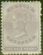 Rare Postage Stamp from Ceylon 1864 1/2d Dull Mauve SG18 Average Mtd Mint