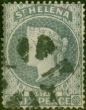 Collectible Postage Stamp St Helena 1880 6d Milky Blue SG29 Fine Used