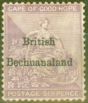 Valuable Postage Stamp from Bechuanaland 1885 6d Reddish Purple SG7 Ave Mtd Mint
