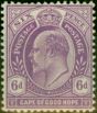 Old Postage Stamp C.O.G.H 1903 6d Bright Mauve SG76 Fine LMM