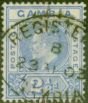 Collectible Postage Stamp from Gambia 1902 2 1/2d Ultramarine SG48 Good Used
