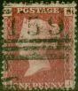 Rare Postage Stamp GB 1864 1d Red SG43 Pl 81 Fine Used