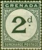 Valuable Postage Stamp from Grenada 1892 2d Blue-Black SGD2 Fine Mtd Mint