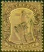 Valuable Postage Stamp Montserrat 1909 3d Purple-Yellow SG40 Fine Used