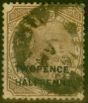 Collectible Postage Stamp from Natal 1891 2 1/2d on 4d Brown SG109d Surch Inverted Ave Used