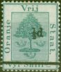 Rare Postage Stamp from Orange Free State 1882 1/2d on 5s Green SG36 Fine & Fresh Mtd Mint
