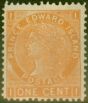Valuable Postage Stamp from Prince Edward Is 1872 1c Brown- Orange SG44 Fine MNH