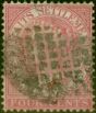 Collectible Postage Stamp Straits Settlements 1868 4c Rose SG12 Good Used