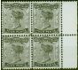 Collectible Postage Stamp Prince Edward Island 1870 4d Black SG31 V.F MNH Block of 4