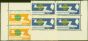 Valuable Postage Stamp from Gibraltar 1965 I.T.U set of 2 SG180-181 V.F MNH Blocks of 4