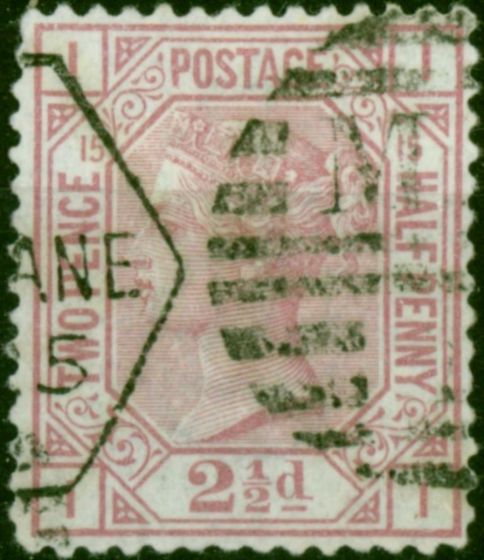 GB 1879 2 1/2d Rosy Mauve SG141 Pl 15 Fine Used. Queen Victoria (1840-1901) Used Stamps