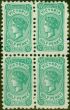 Rare Postage Stamp Victoria 1912 1/2d Blue-Green SG416b Thin Ready Gummed Paper V.F MNH Block of 4