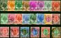 Collectible Postage Stamp from Kedah 1950-55 Set of 22 SG76-90 Fine Used