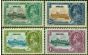 Old Postage Stamp Malta 1935 Jubilee Set of 4 SG210-213 Fine VLMM