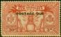 Old Postage Stamp New Hebrides 1925 3d Red SGD3 Good LMM