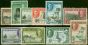Collectible Postage Stamp Nyasaland 1945 Set of 10 to 2s SG144-153 Fine MM