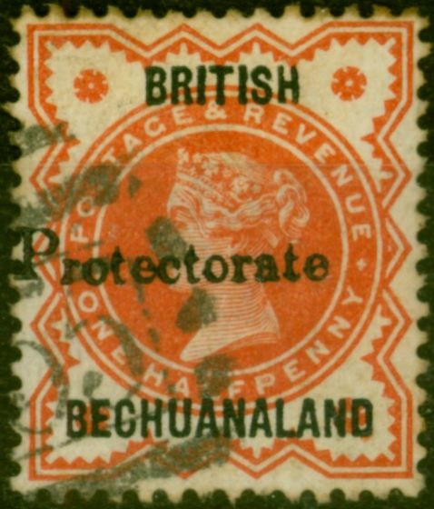 Valuable Postage Stamp Bechuanaland 1888 1/2d Vermilion SG40 Fine Used