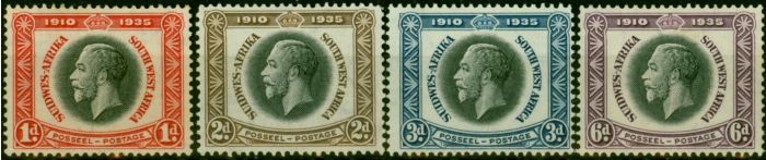 Valuable Postage Stamp South West Africa 1935 Jubilee Set of 4 SG88-91 Fine MM