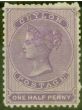 Valuable Postage Stamp from Ceylon 1864 1/2d Reddish Lilac SG48b V.F & Fresh Unused