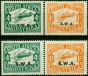Old Postage Stamp South West Africa 1930 Set of 4 1st & Later Print SG70-71b Fine MM