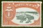 Old Postage Stamp from Brunei 1970 $2 Black & Scarlet SG130 V.F MNH