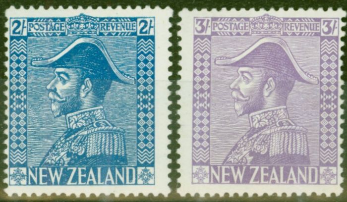 Rare Postage Stamp from New Zealand 1926 set of 2 SG466-467 Fine Lightly Mtd Mint
