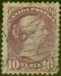 Collectible Postage Stamp from Canada 1888 10c Deep Lilac-Magenta SG88 Fine Used