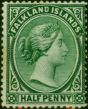Falkland Islands 1891 1/2d Blue-Green SG15 Good MM  Queen Victoria (1840-1901) Old Stamps