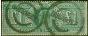 Old Postage Stamp GB 1902 £1 Dull Blue Green SG266 Fine Used Stamp
