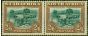 Old Postage Stamp from South Africa 1927 2s6d Green & Brown SG37var 'Ant Trail' on RH Value Tablet Fine MM