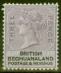 Old Postage Stamp from Bechuanaland 1888 3d Pale Reddish Lilac & Black SG12a Fine Lightly Mtd Mint