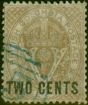 Old Postage Stamp British Columbia 1865 2c Brown SG28 Good Used