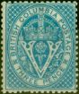 Rare Postage Stamp from British Columbia 1867 3d Pale Blue SG22 Fine Mtd Mint
