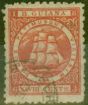 Valuable Postage Stamp from British Guiana 1867 48c Crimson SG104 V.F.U
