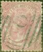 Rare Postage Stamp from British Honduras 1872 6d Rose SG9 Average Used