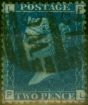 Rare Postage Stamp GB 1869 2d Blue SG47 Pl 13 Good Used