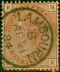 Rare Postage Stamp GB 1881 1s Orange-Brown SG163 Pl.13 Good Used