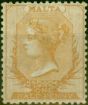 Valuable Postage Stamp Malta 1863 1/2d Buff SG4 Fine MM