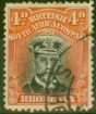 Collectible Postage Stamp from Rhodesia 1919 4d Black & Orange-Red SG261 Die III Fine Used