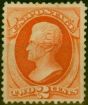 Rare Postage Stamp from U.S.A. 1870 2c Pale Red-Brown SG148 Fine Unused